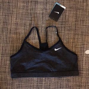 Nike light sports bra grey/black reversible XL
